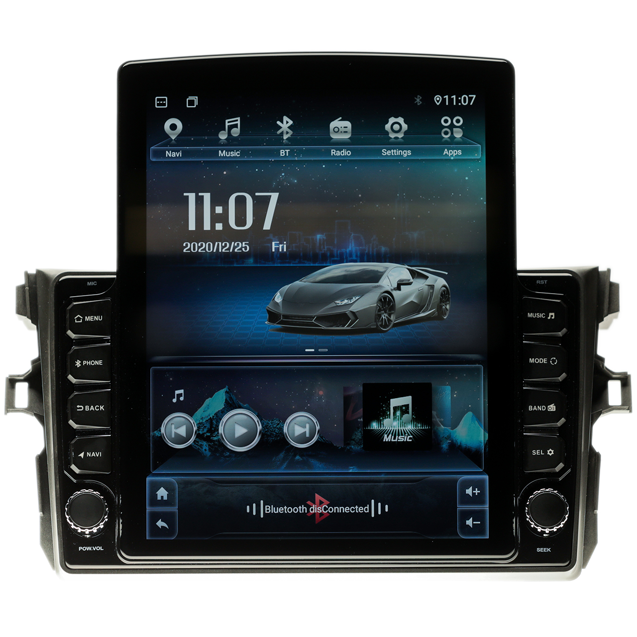 Navigatie AUTONAV ECO Android GPS Dedicata Toyota Verso 2009-2019, Model XPERT Memorie 16GB Stocare, 1GB DDR3 RAM, Butoane Si Volum Fizice, Display Vertical Stil Tesla 10