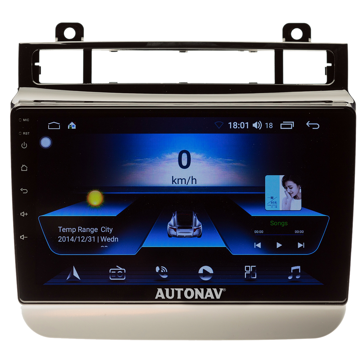 Navigatie AUTONAV ECO Android GPS Dedicata Volkswagen Touareg 2010-2018, Model Classic, 16GB Stocare, 1GB DDR3 RAM, Display 9