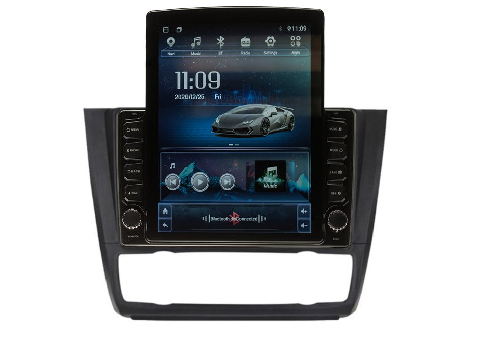 Navigatie AUTONAV Android GPS Dedicata BMW Seria 1 E81-88 Clima Auto, Model XPERT Memorie 128GB, 6GB DDR3 RAM, Display Vertical Stil Tesla 10″ Full-Touch, WiFi, 2 x USB, Bluetooth, 4G, Octa-Core 8 * 2.0GHz, 4 * 50W Audio