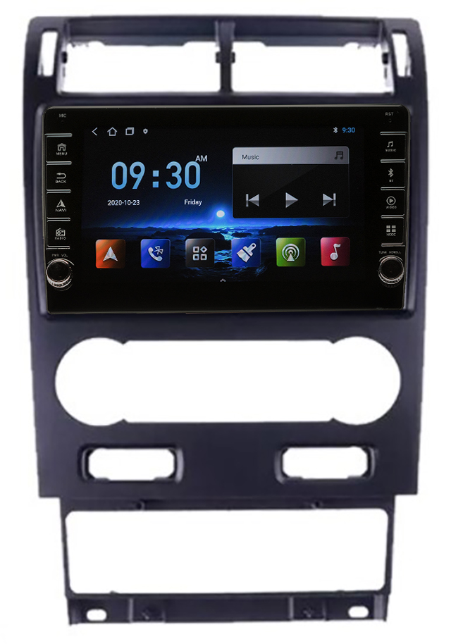 Navigatie AUTONAV Android GPS Dedicata Ford Mondeo 2000-2007 Clima Auto, Model PRO Memorie 64GB Stocare, 2GB DDR3 RAM, Display 8″ Full-Touch, WiFi, 2 x USB, Bluetooth, Quad-Core 4 * 1.3GHz, 4 * 50W Audio