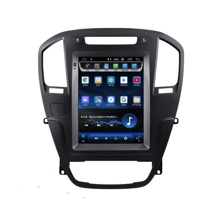 Navigatie AUTONAV Android GPS Dedicata Opel Insignia 2008-2017 Stil Tesla, 16GB Stocare, 1GB DDR3 RAM, Display Vertical Stil Tesla 10″, WiFi, 2 x USB, Bluetooth, Quad-Core 4 x 1.8GHz, 4 x 50W Audio
