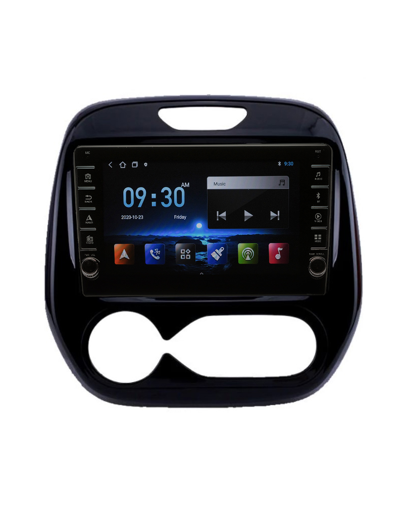 Navigatie AUTONAV Android GPS Dedicata Renault Kaptur 2016-2019 Clima Auto, Model PRO Memorie 128GB Stocare, 6GB DDR3 RAM, Display 8″ Full-Touch, WiFi, 2 x USB, Bluetooth, 4G, Octa-Core 8 * 2.0GHz, 4 * 50W Audio