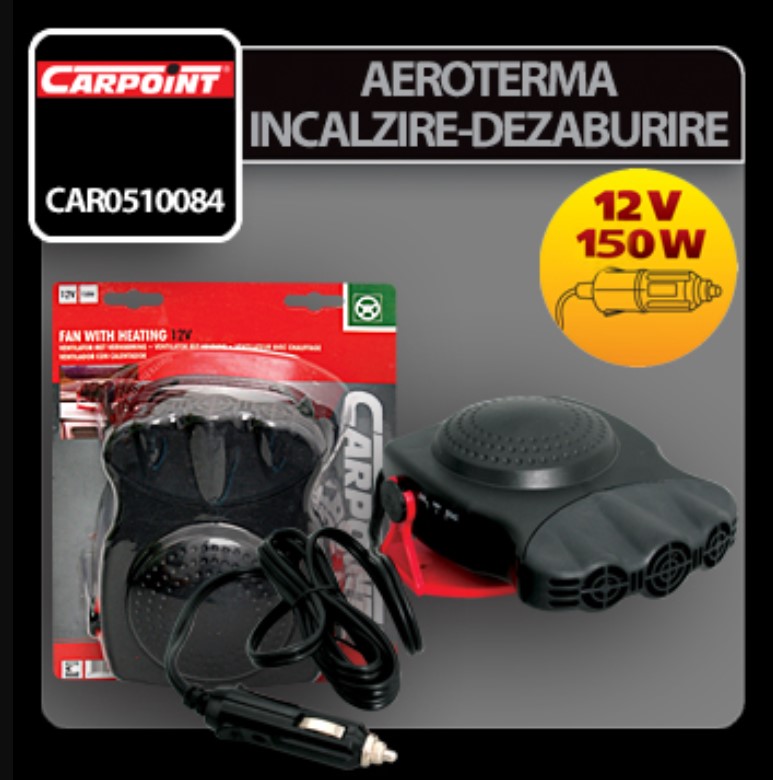Aeroterma incalzire dezaburire 12V 150W..