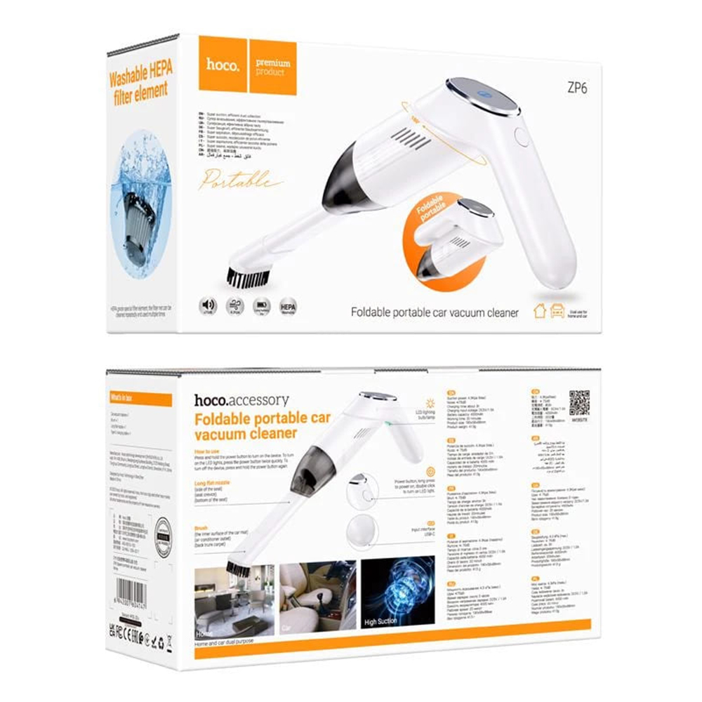 Aspirator Wireless Portabil Hoco ZP6,..