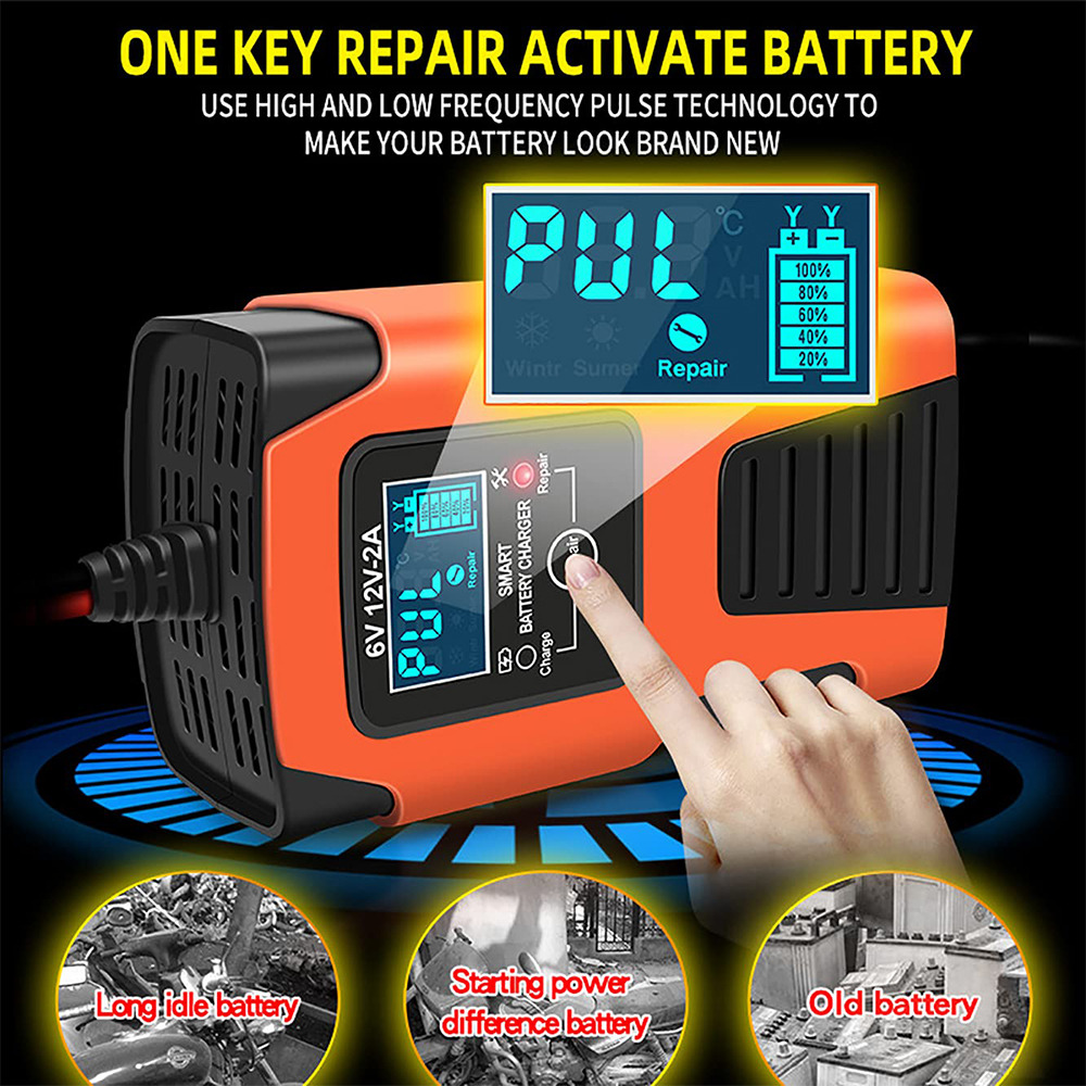 Incarcator Baterie Auto Magnetic 6/12V..