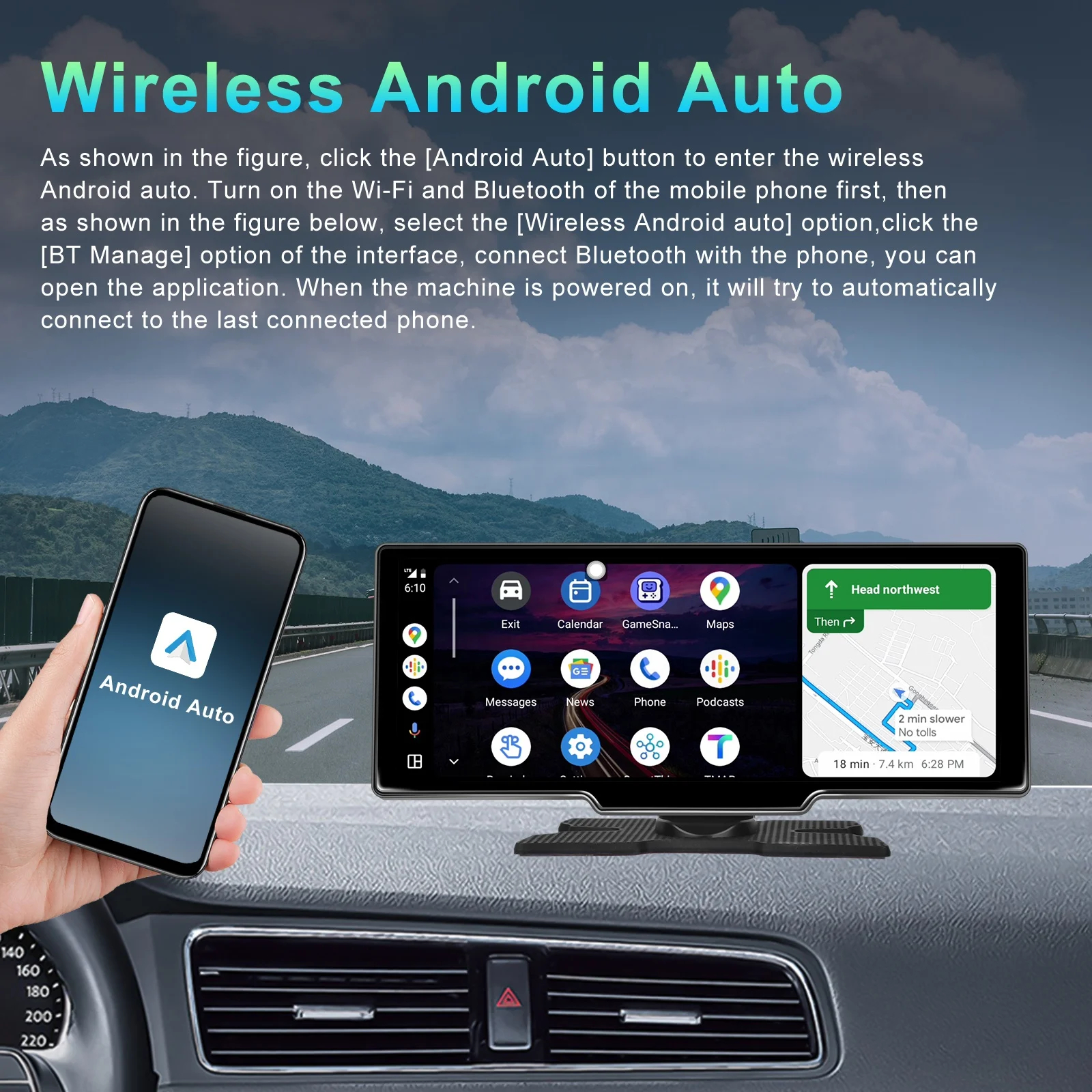 Navigatie Universala Tip Stand Android..