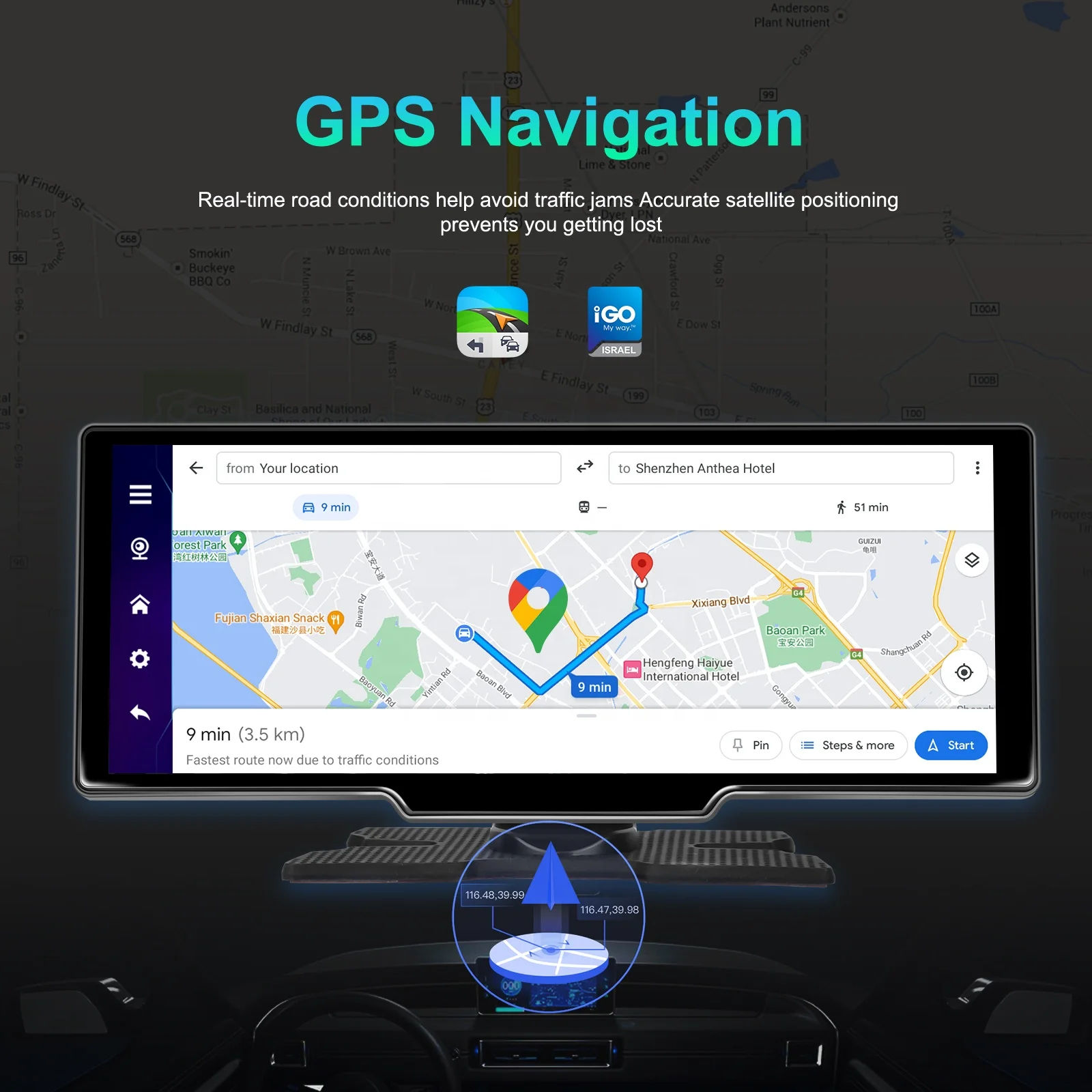 Navigatie Universala Tip Stand Android..