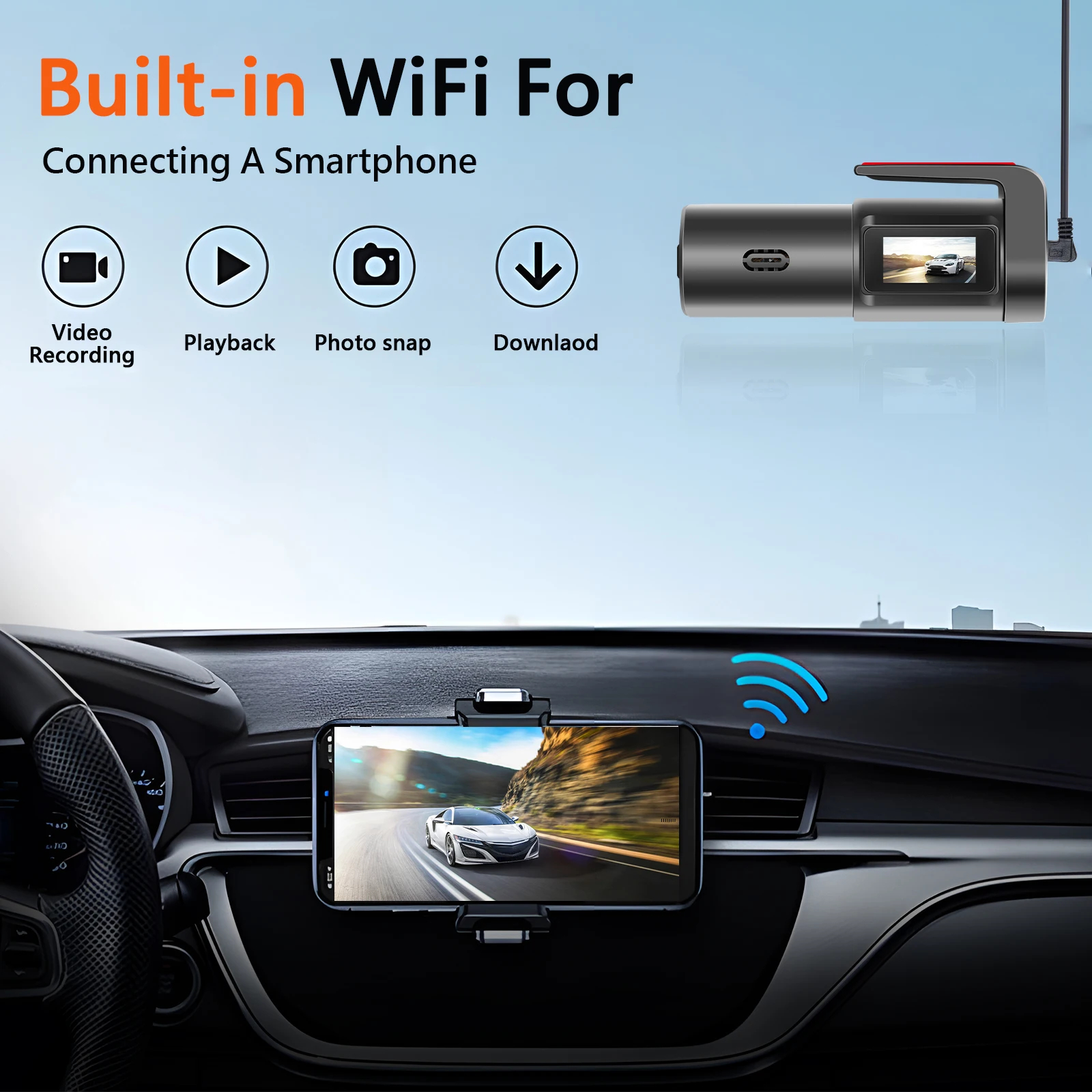 Camera Auto DVR De Bord,..