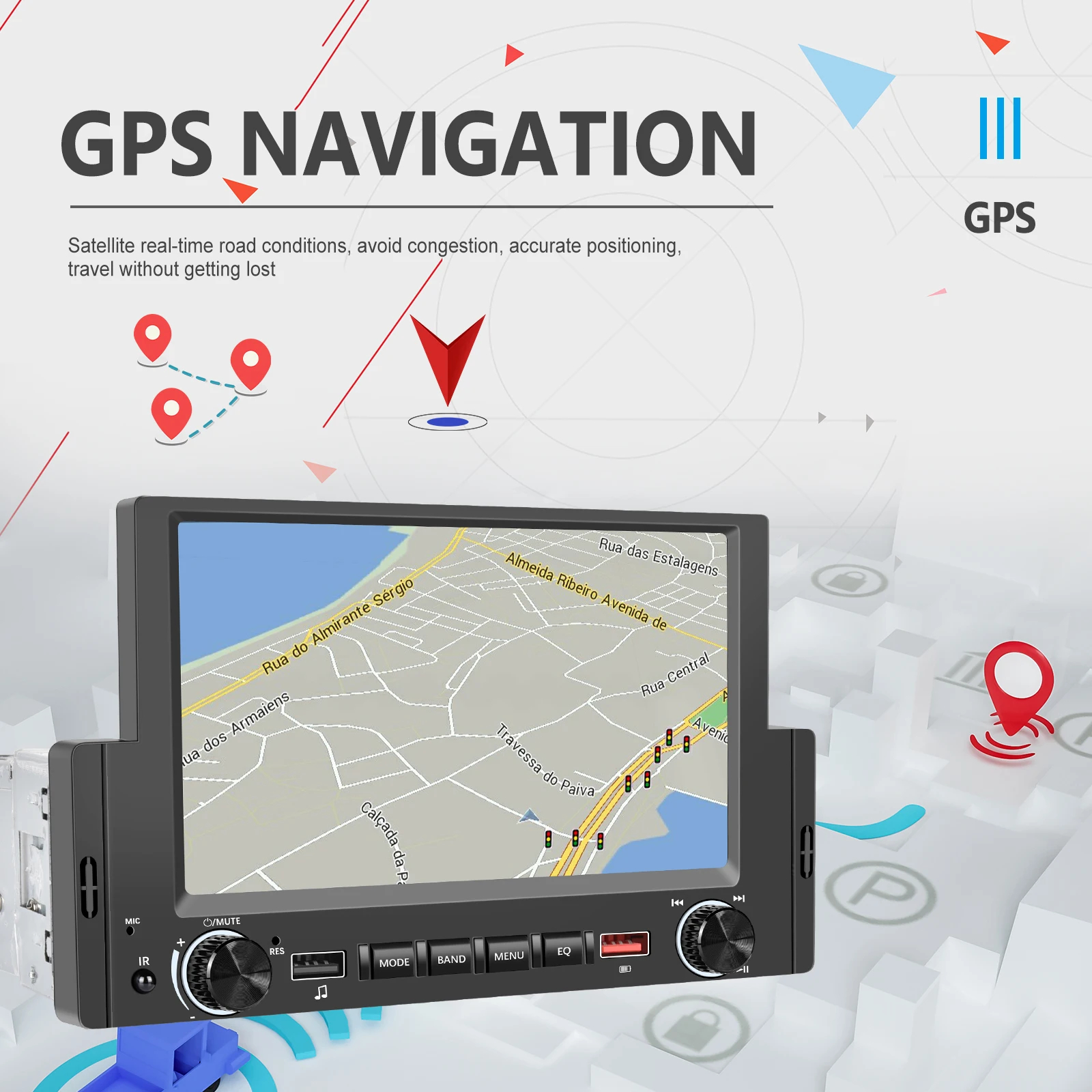 Navigatie AUTONAV GPS Universala 1-DIN..