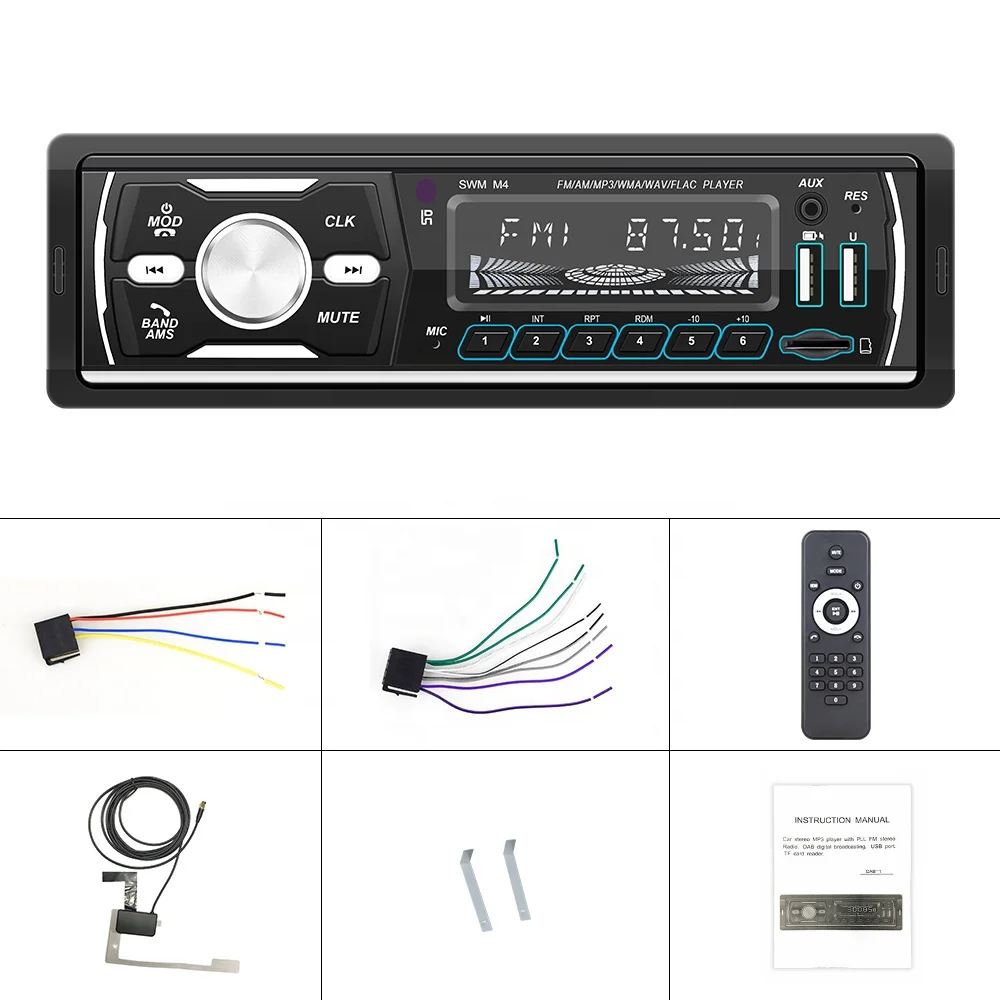 MP3 Radio Player 1-DIN Q3336,..