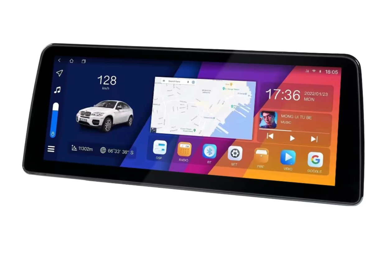 Navigatie Universala Android GPS Display 12.3″ Full-Touch, CPU Octa-Core, Memorie 64GB Stocare, 3GB DDR3 RAM, Carplay, Android Auto