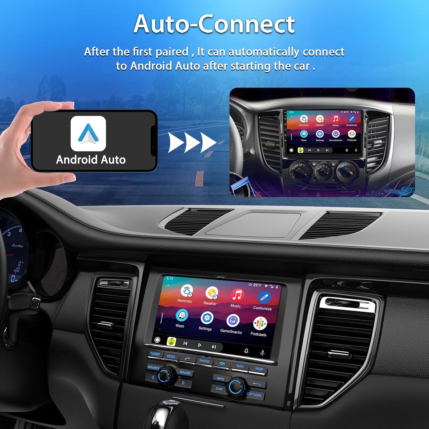 Adaptor Android Auto Wired la..