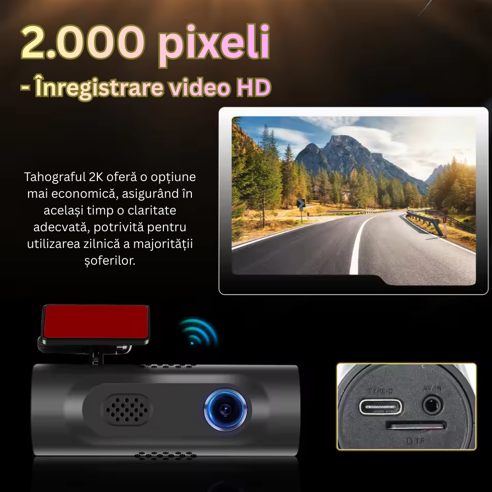 Cameră auto Dash Cam 1.5”..