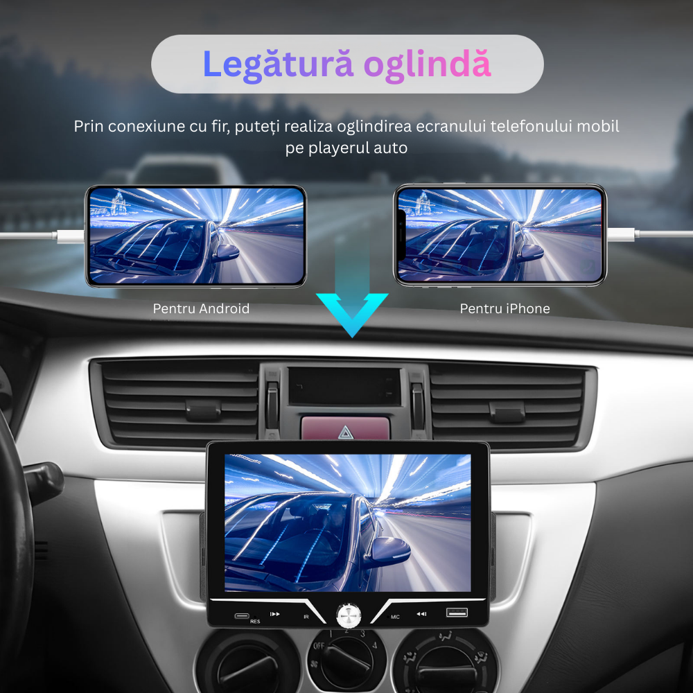 Navigatie MP5, Display 7″ Full-Touch,..