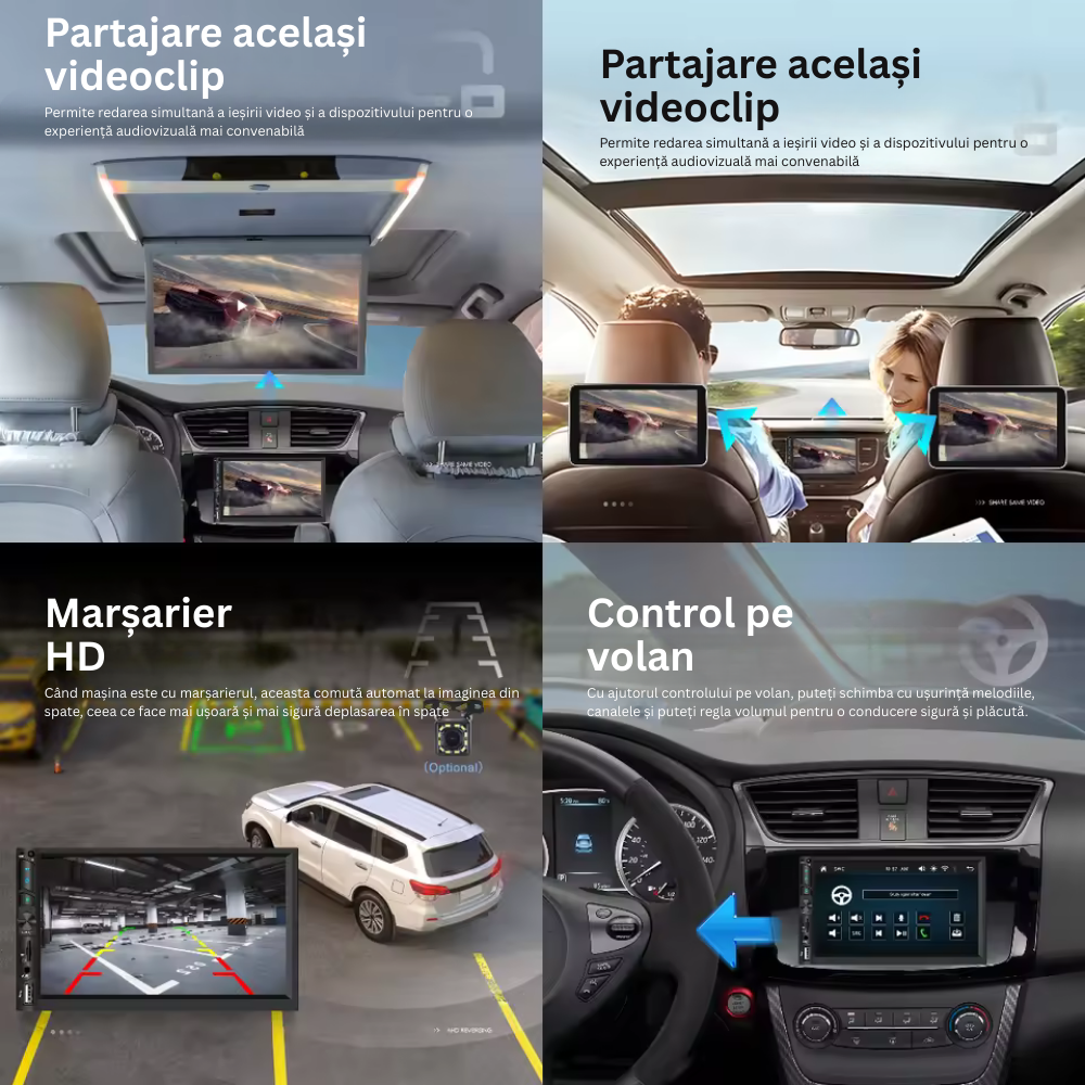 Navigatie Universala, Display 7″ Full-Touch,..