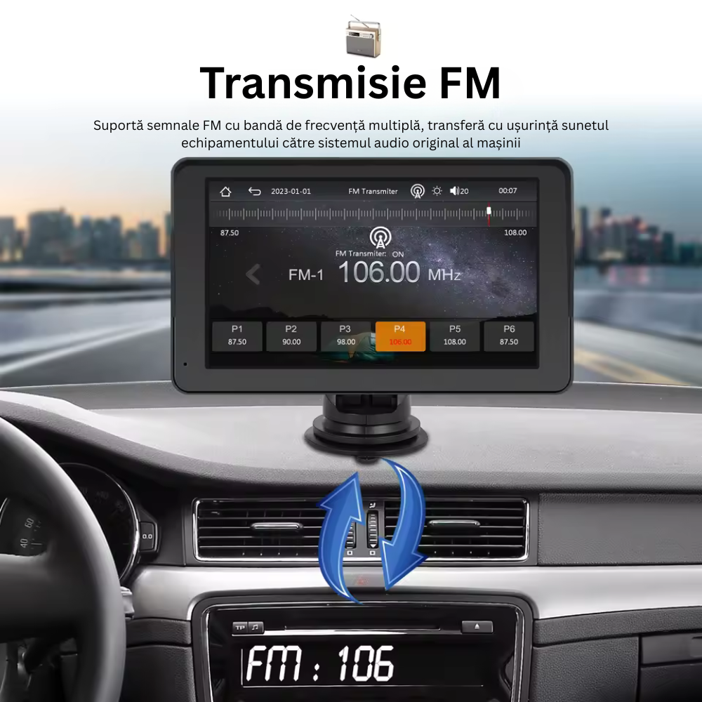 Navigatie Portabila Carplay/Android Auto, Display..