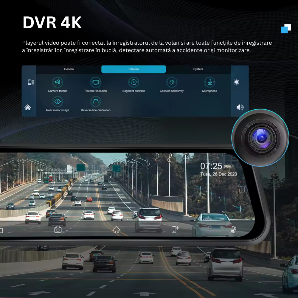 DVR portabil cu ecran wireless..