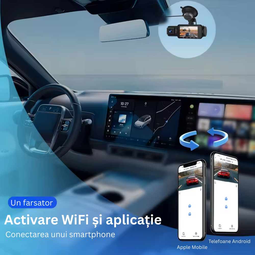 Cameră auto DVR 2K de..