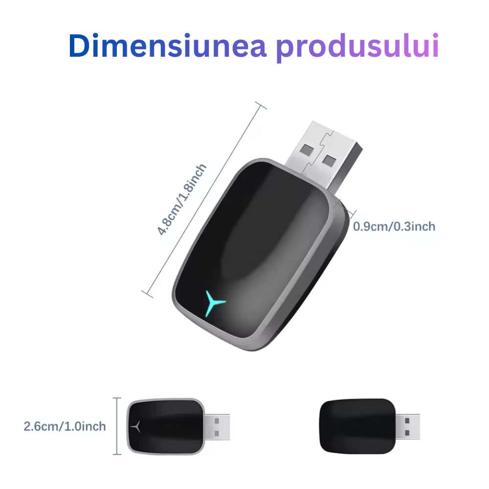 Adaptor Wireless Carplay si Android..