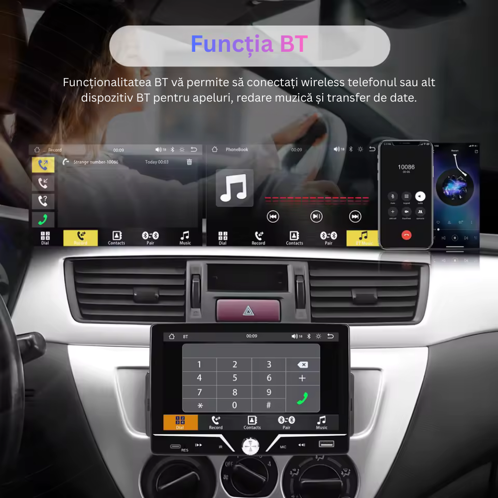 Navigatie MP5, Display 7″ Full-Touch,..