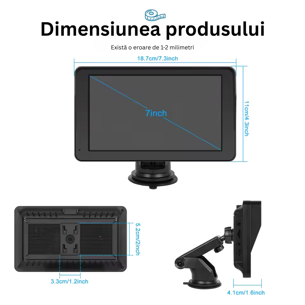 Navigatie Portabila Carplay/Android Auto, Display..