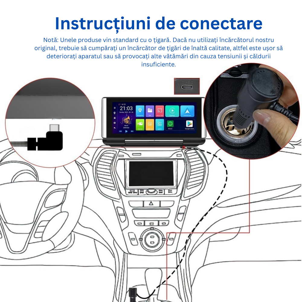 Navigatie Universala Portabila Android, Display..
