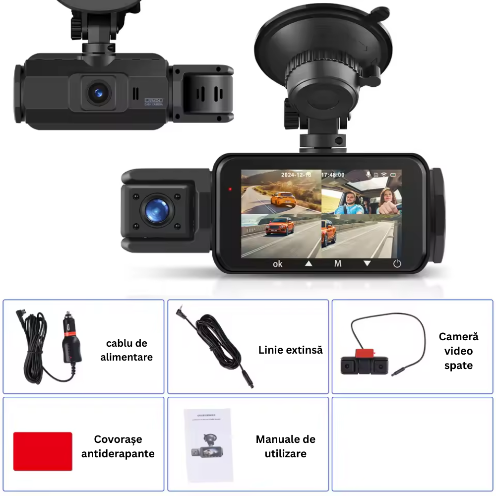 Cameră auto DVR 2K de..