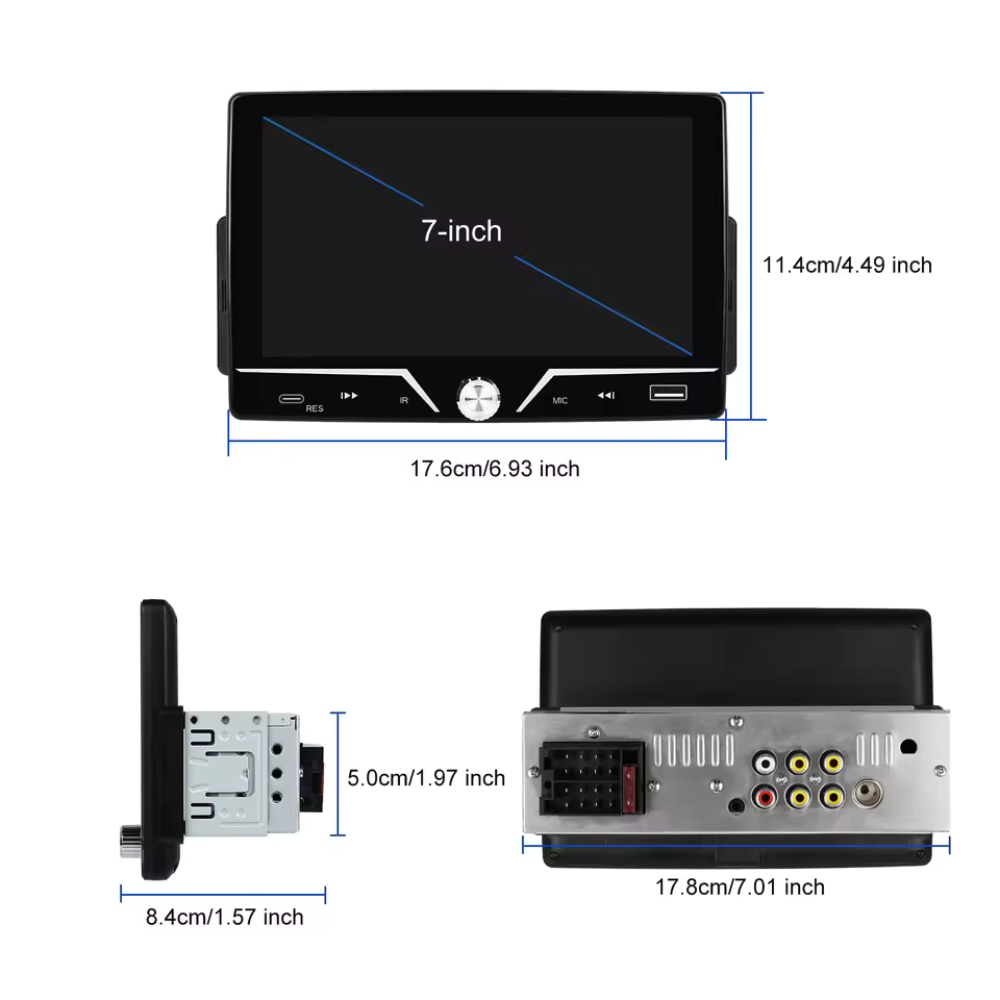 Navigatie MP5, Display 7″ Full-Touch,..