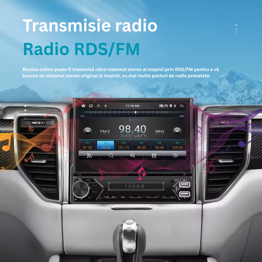 Navigatie AUTONAV GPS Universala 1-DIN..