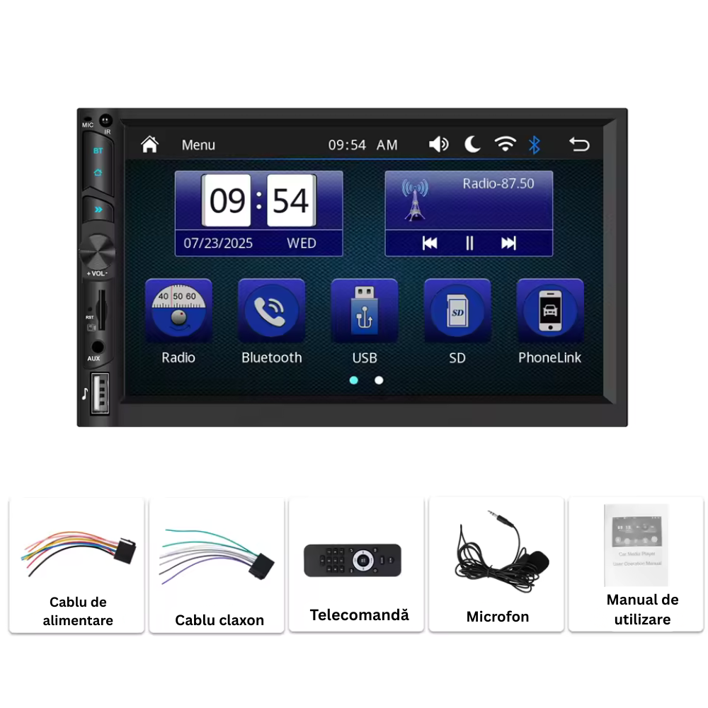 Navigatie Universala, Display 7″ Full-Touch,..