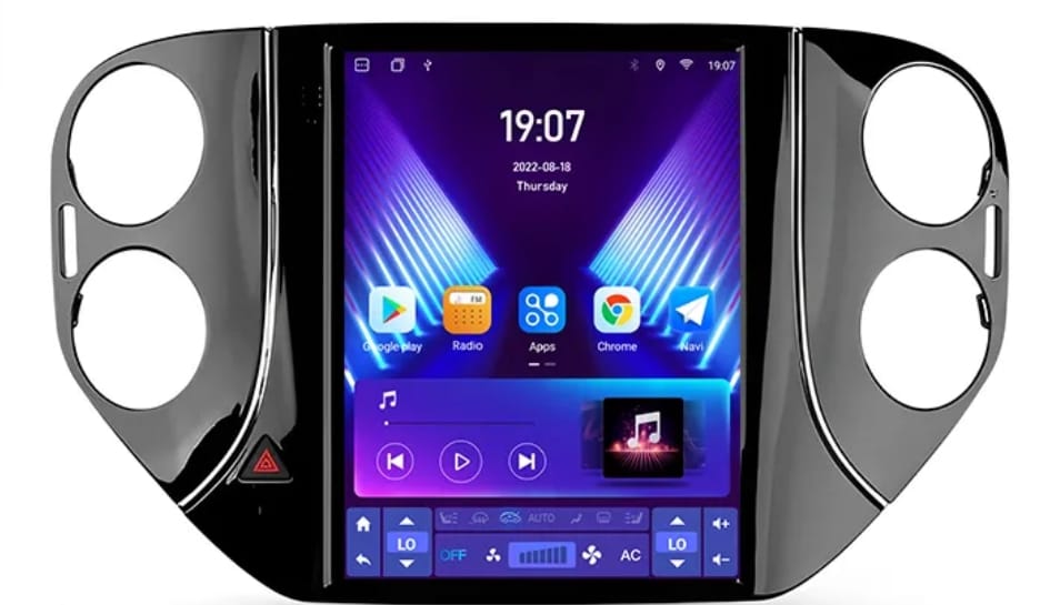 Navigatie AUTONAV Android GPS Dedicata Volkswagen Tiguan 2010-2017 Stil Tesla, 128GB Stocare, 6GB DDR3 RAM, Display Vertical Stil Tesla 10″, WiFi, 2 x USB, Bluetooth, 4G, Octa-Core 8 x 2.0GHz, 4 x 50W Audio