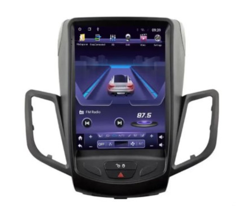 Navigatie AUTONAV Android GPS Dedicata Ford Fiesta 2012-2016 Stil Tesla, 64GB Stocare, 4GB DDR3 RAM, Display Vertical Stil Tesla 10″ , WiFi, 2 x USB, Bluetooth, 4G, Octa-Core 8 * 2.0GHz, 4 * 50W Audio