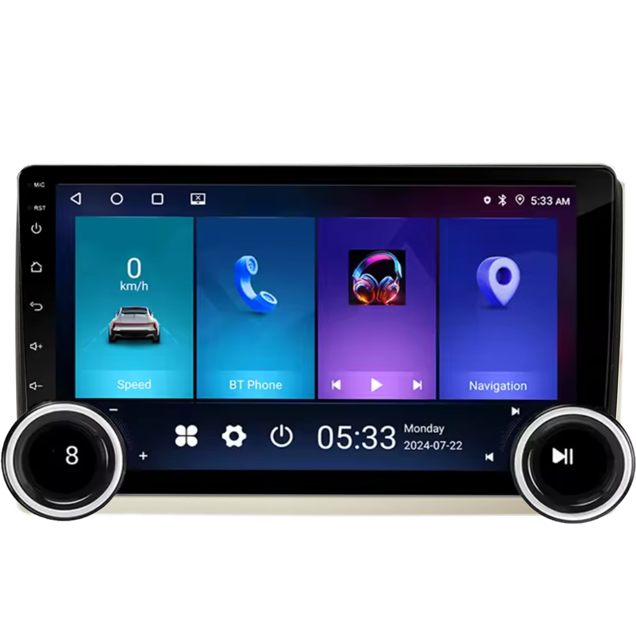 Navigatie AUTONAV Android GPS Dedicata Audi A4 B6 B7 2001-2009, Model Elite, Memorie 64GB Stocare, 2GB DDR3 RAM, Display 10″ Full-Touch, WiFi, 2 x USB, Bluetooth, Quad-Core 4 * 1.3GHz, 4 * 50W Audio