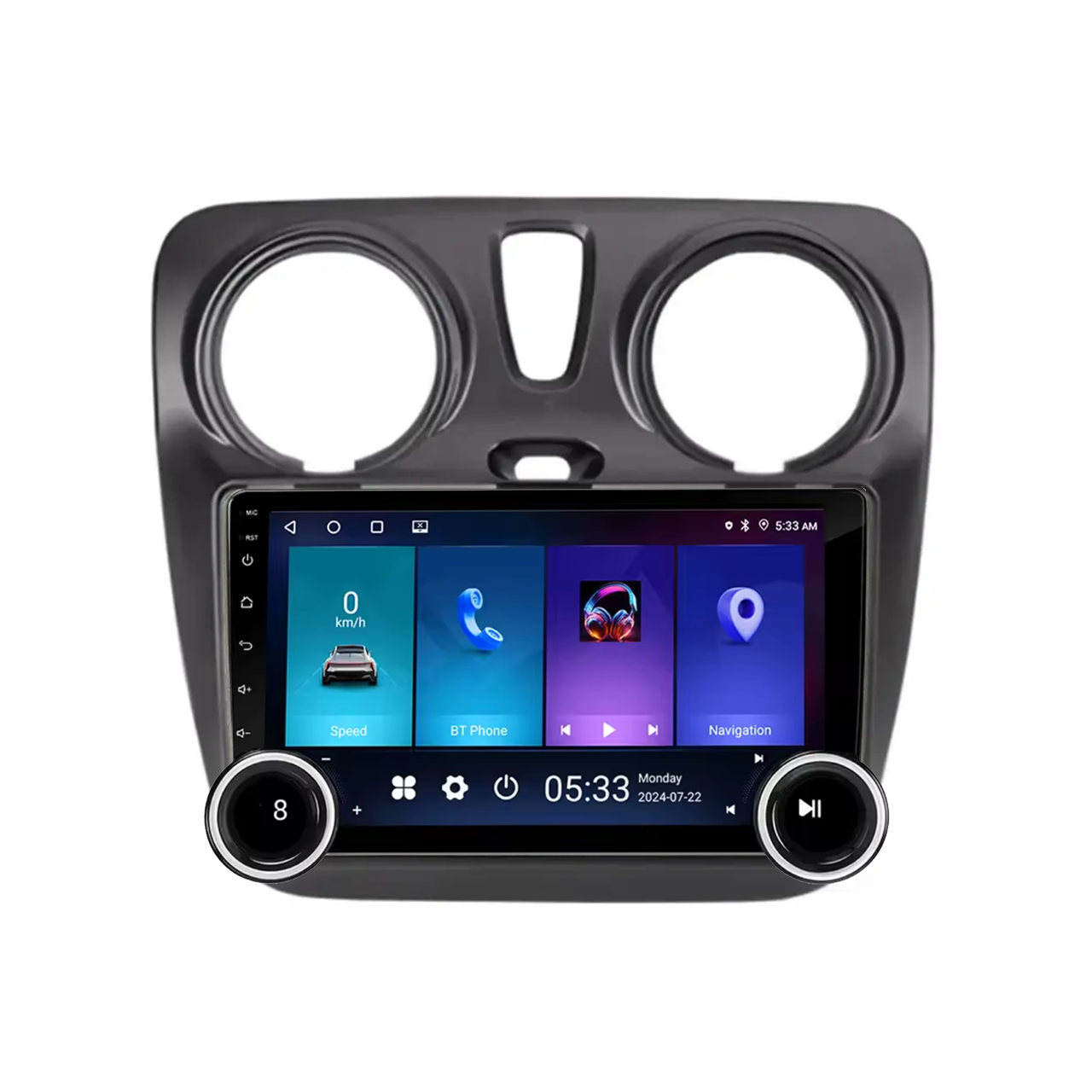 Navigatie AUTONAV Android GPS Dedicata Dacia Dokker & Lodgy 2012-2021, Model Elite, Memorie 256GB Stocare, 12GB DDR3 RAM, Display 10″ Full-Touch, WiFi, 2 x USB, Bluetooth, 4G, Octa-Core 8 * 2.0GHz, 4 * 50W Audio