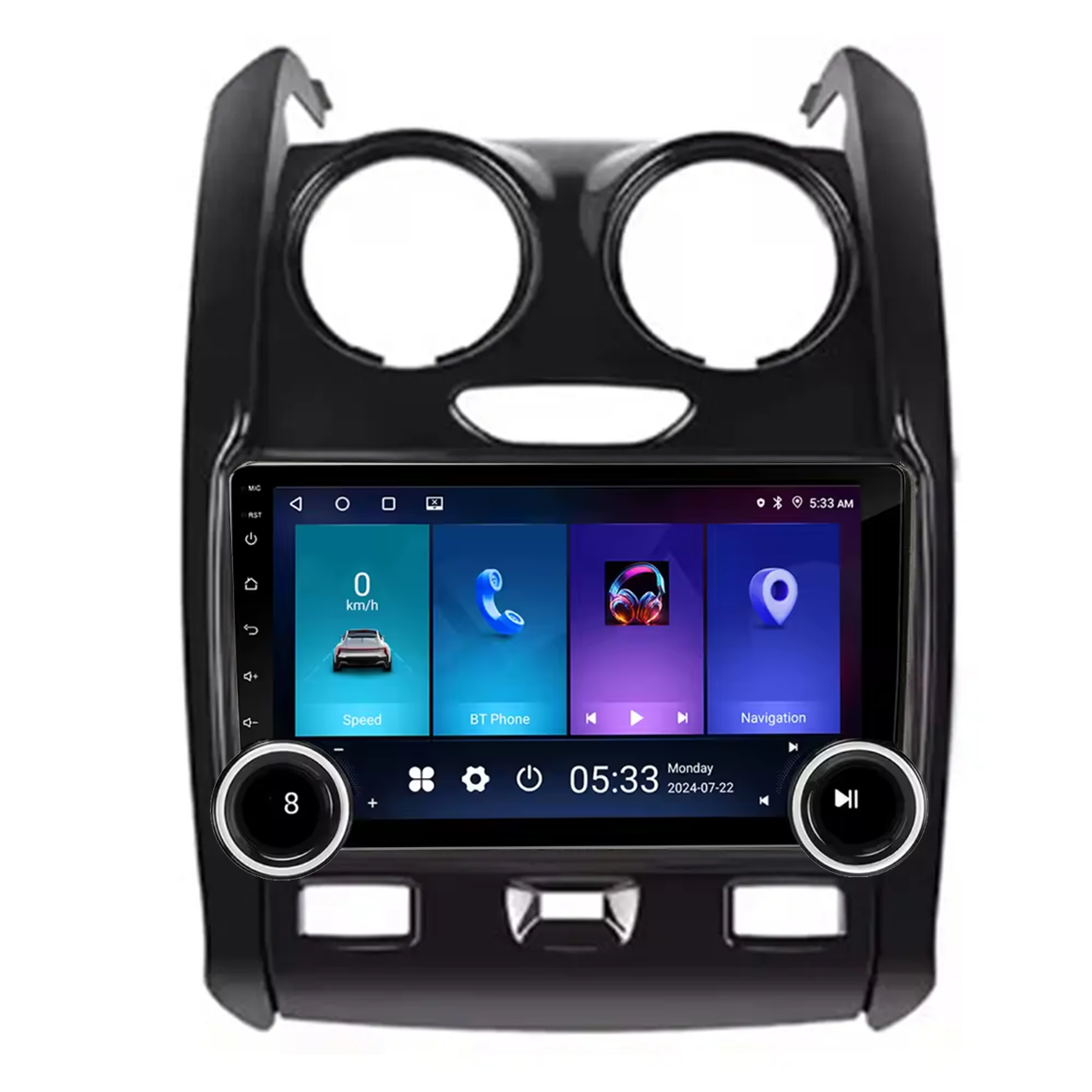 Navigatie AUTONAV Android GPS Dedicata Dacia Duster 2015-2020 Tip 2, Model Elite, Memorie 256GB Stocare, 12GB DDR3 RAM, Display 10″ Full-Touch, WiFi, 2 x USB, Bluetooth, 4G, Octa-Core 8 * 2.0GHz, 4 * 50W Audio