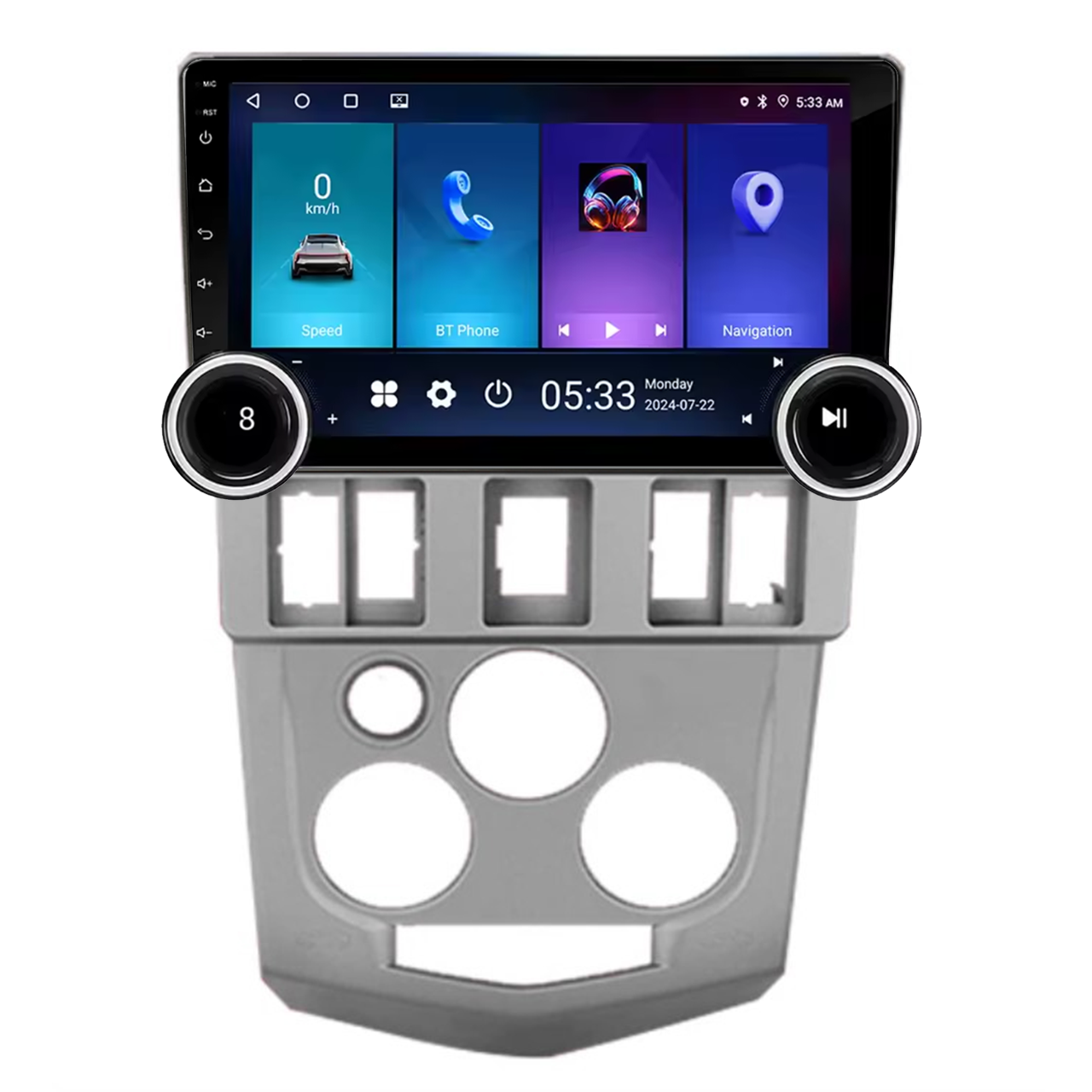 Navigatie AUTONAV Android GPS Dedicata Dacia Logan 2004-2008, Model Elite, Memorie 64GB Stocare, 4GB DDR3 RAM, Display 10″ Full-Touch, WiFi, 2 x USB, Bluetooth, 4G, Octa-Core 8 * 2.0GHz, 4 * 50W Audio