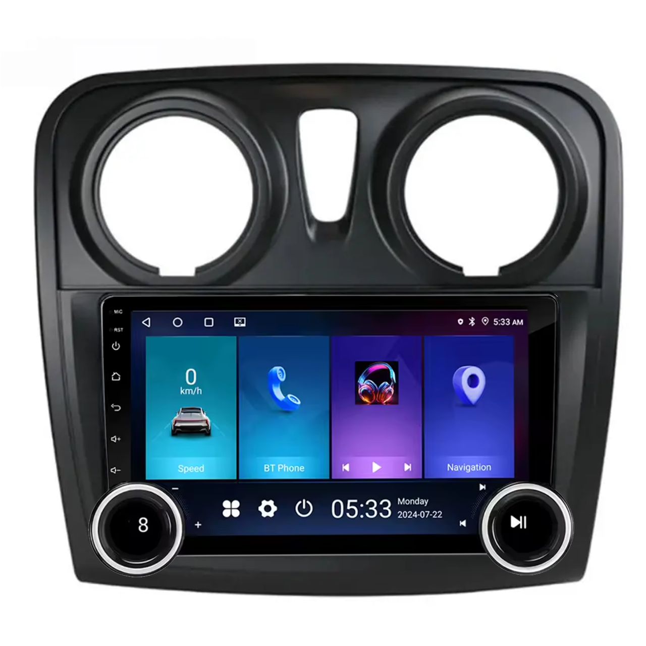 Navigatie AUTONAV Android GPS Dedicata Dacia Logan 2012-2020 & Dacia Duster 2013-2017, Model Elite, Memorie 256GB Stocare, 12GB DDR3 RAM, Display 10″ Full-Touch, WiFi, 2 x USB, Bluetooth, 4G, Octa-Core 8 * 2.0GHz, 4 * 50W Audio