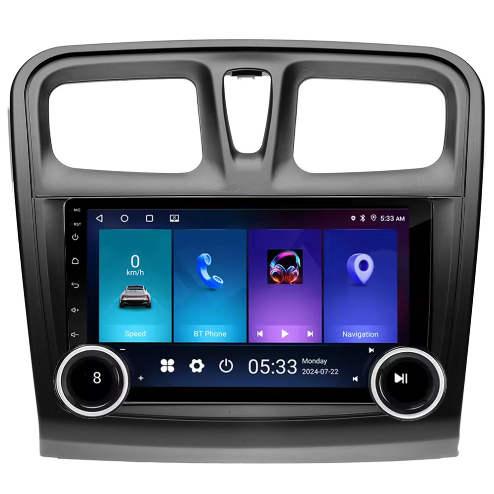Navigatie AUTONAV Android GPS Dedicata Dacia Logan Modele Prestige & MCV Dupa 2017, Model Elite, Memorie 64GB Stocare, 4GB DDR3 RAM, Display 10″ Full-Touch, WiFi, 2 x USB, Bluetooth, 4G, Octa-Core 8 * 2.0GHz, 4 * 50W Audio