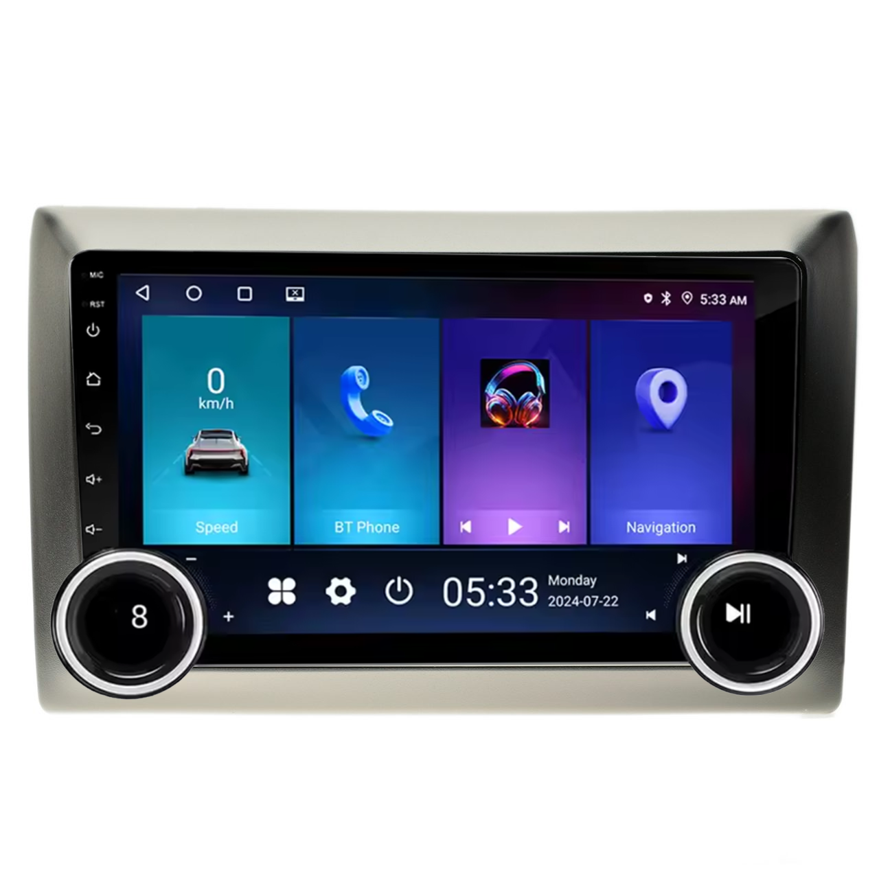 Navigatie AUTONAV Android GPS Dedicata Fiat Stilo 2001-2007, Model Elite, Memorie 64GB Stocare, 4GB DDR3 RAM, Display 10″ Full-Touch, WiFi, 2 x USB, Bluetooth, 4G, Octa-Core 8 * 2.0GHz, 4 * 50W Audio