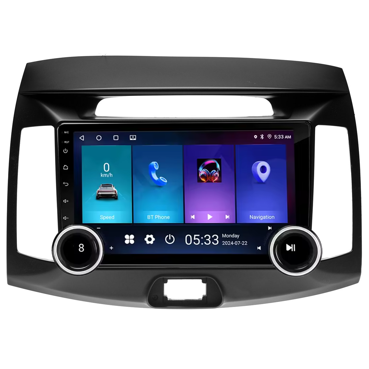 Navigatie AUTONAV Android GPS Dedicata Hyundai Elantra 2006-2010, Model Elite, Memorie 128GB Stocare, 6GB DDR3 RAM, Display 10″ Full-Touch, WiFi, 2 x USB, Bluetooth, 4G, Octa-Core 8 * 2.0GHz, 4 * 50W Audio