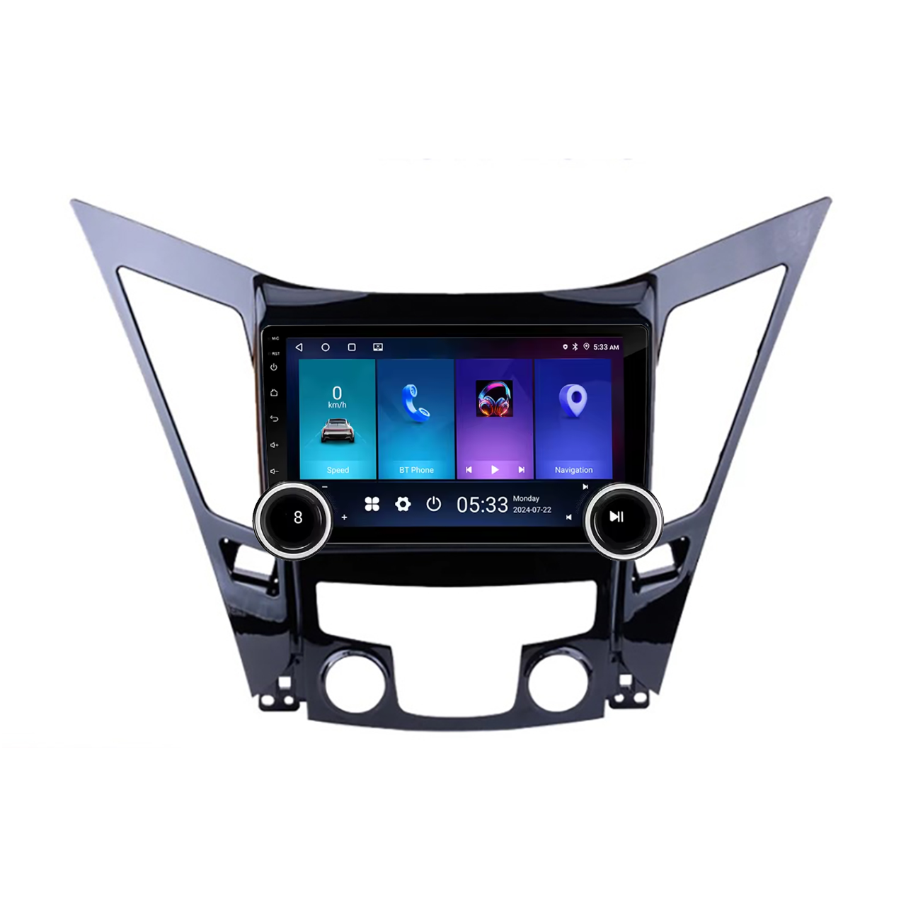 Navigatie AUTONAV Android GPS Dedicata Hyundai i40 2011-2019, Model Elite, Memorie 128GB Stocare, 6GB DDR3 RAM, Display 10″ Full-Touch, WiFi, 2 x USB, Bluetooth, 4G, Octa-Core 8 * 2.0GHz, 4 * 50W Audio