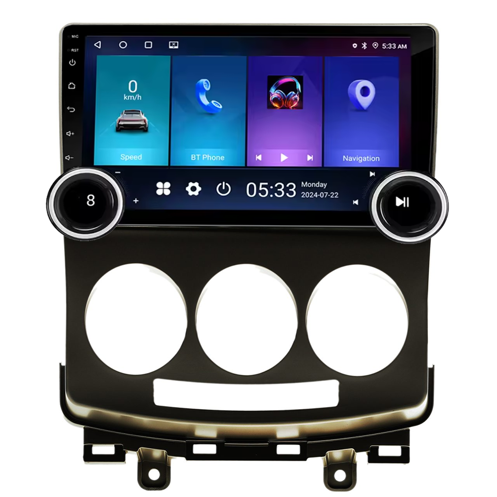 Navigatie AUTONAV Android GPS Dedicata Mazda 5 2004-2010, Model Elite, Memorie 64GB Stocare, 4GB DDR3 RAM, Display 10″ Full-Touch, WiFi, 2 x USB, Bluetooth, 4G, Octa-Core 8 * 2.0GHz, 4 * 50W Audio