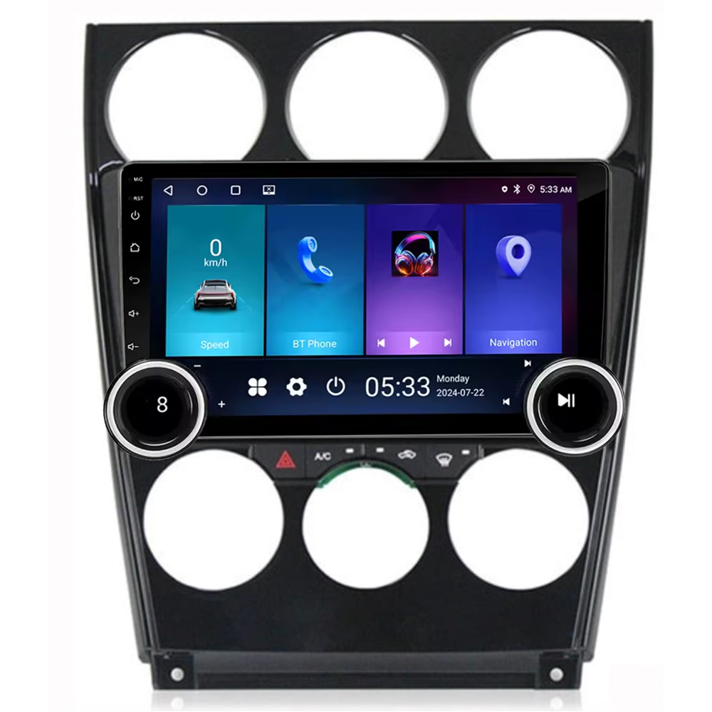 Navigatie AUTONAV Android GPS Dedicata Mazda 6 2002-2008 Tip 2, Model Elite, Memorie 64GB Stocare, 2GB DDR3 RAM, Display 10″ Full-Touch, WiFi, 2 x USB, Bluetooth, Quad-Core 4 * 1.3GHz, 4 * 50W Audio
