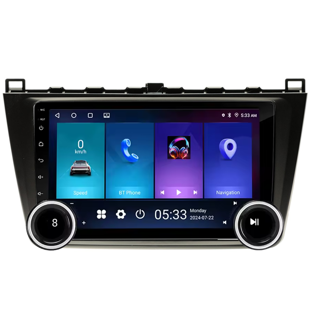 Navigatie AUTONAV Android GPS Dedicata Mazda 6 GH1/GH2 2007-2012, Model Elite, Memorie 128GB Stocare, 6GB DDR3 RAM, Display 10″ Full-Touch, WiFi, 2 x USB, Bluetooth, 4G, Octa-Core 8 * 2.0GHz, 4 * 50W Audio
