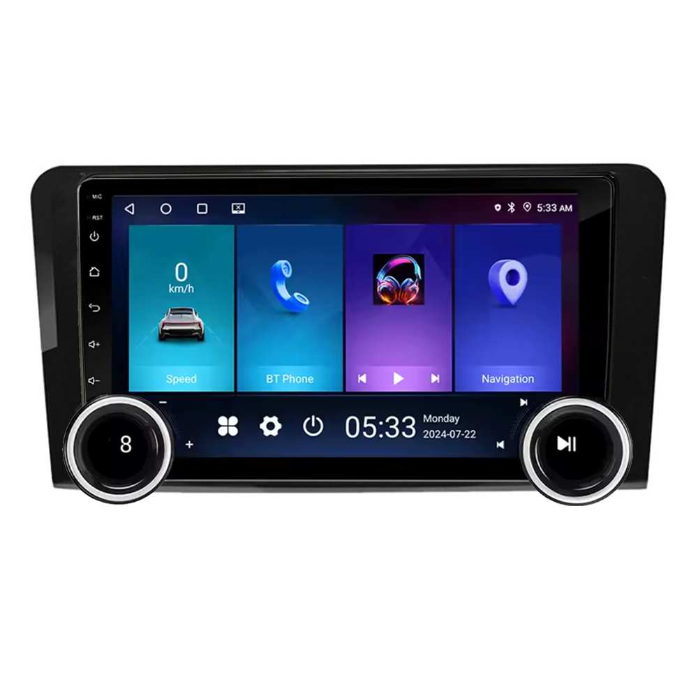Navigatie AUTONAV Android GPS Dedicata Mercedes Clasa ML GL 2005-2012, Model Elite, Memorie 256GB Stocare, 12GB DDR3 RAM, Display 10″ Full-Touch, WiFi, 2 x USB, Bluetooth, 4G, Octa-Core 8 * 2.0GHz, 4 * 50W Audio