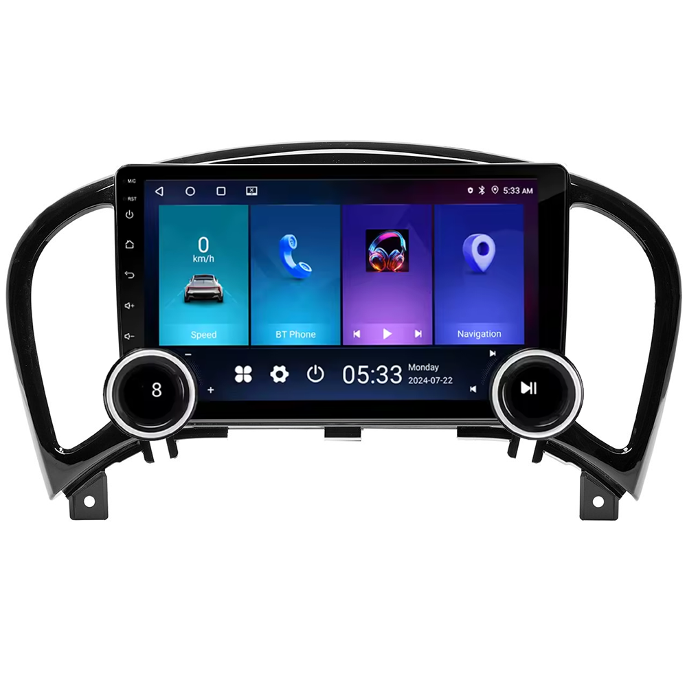 Navigatie AUTONAV Android GPS Dedicata Nissan Juke 2010-2019, Model Elite, Memorie 128GB Stocare, 6GB DDR3 RAM, Display 10″ Full-Touch, WiFi, 2 x USB, Bluetooth, 4G, Octa-Core 8 * 2.0GHz, 4 * 50W Audio