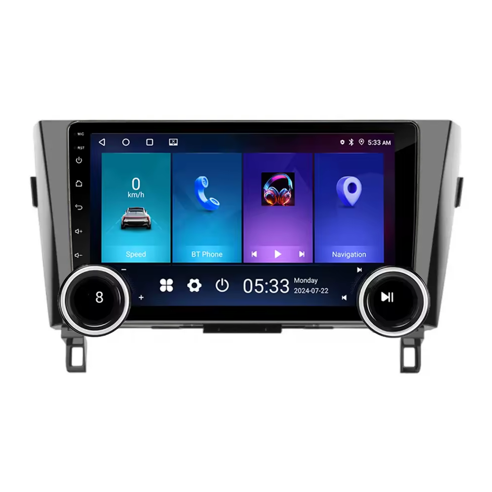 Navigatie AUTONAV Android GPS Dedicata Nissan Qashqai J11 2013-2017, Model Elite, Memorie 64GB Stocare, 2GB DDR3 RAM, Display 10″ Full-Touch, WiFi, 2 x USB, Bluetooth, Quad-Core 4 * 1.3GHz, 4 * 50W Audio