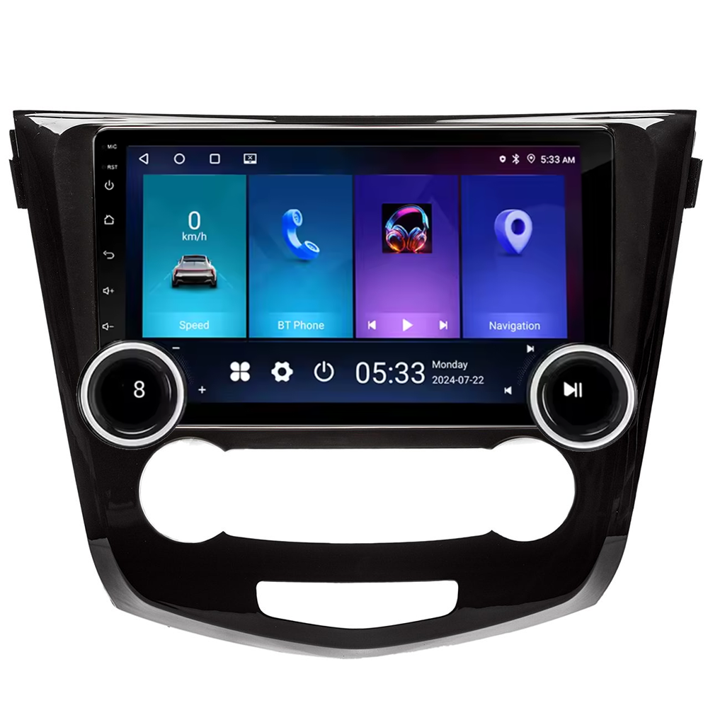 Navigatie AUTONAV Android GPS Dedicata Nissan Qashqai si X-Trail Dupa 2013, Model Elite, Memorie 64GB Stocare, 4GB DDR3 RAM, Display 10″ Full-Touch, WiFi, 2 x USB, Bluetooth, 4G, Octa-Core 8 * 2.0GHz, 4 * 50W Audio