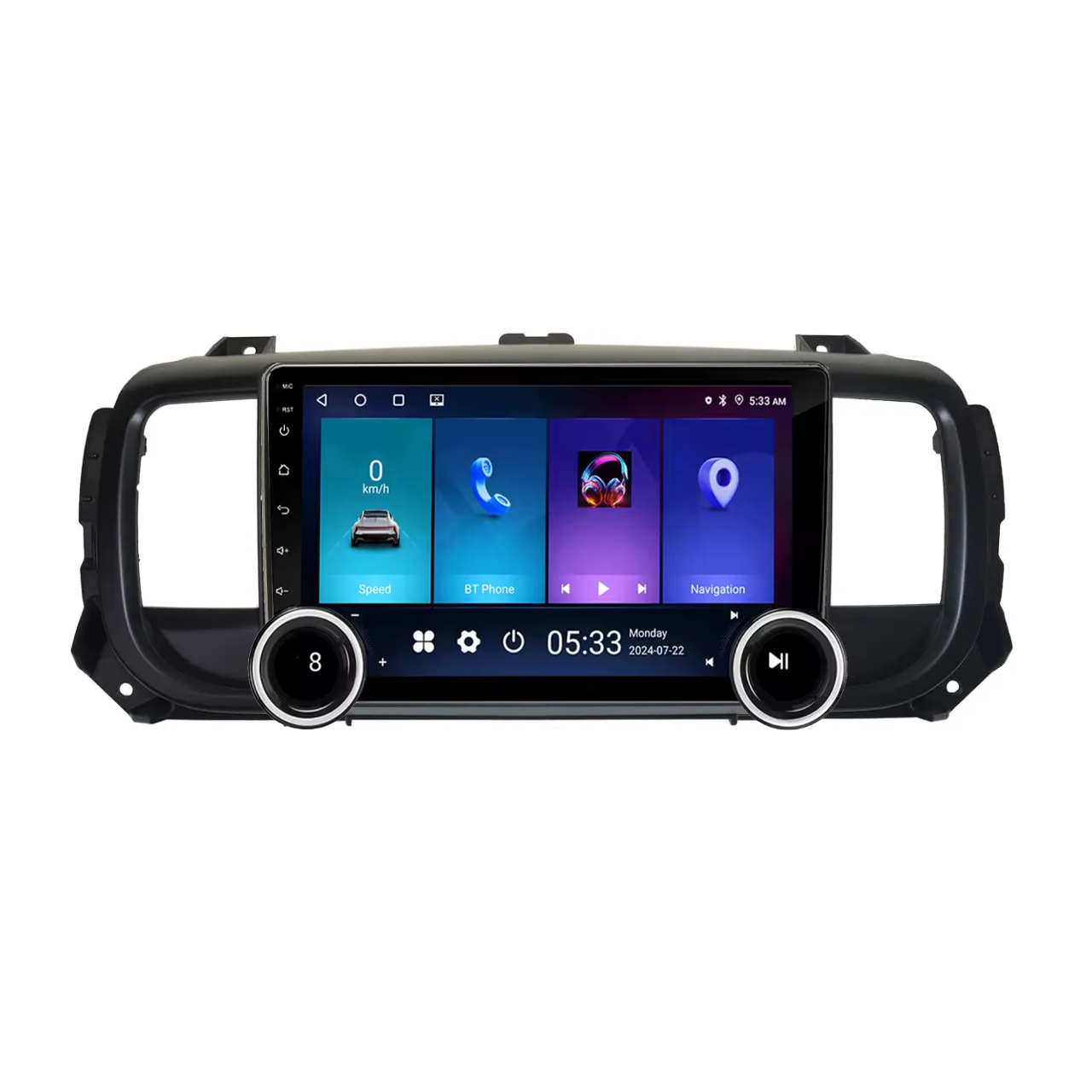 Navigatie AUTONAV Android GPS Dedicata Peugeot Expert Citroen Jumpy Dupa 2014, Model Elite, Memorie 256GB Stocare, 12GB DDR3 RAM, Display 10″ Full-Touch, WiFi, 2 x USB, Bluetooth, 4G, Octa-Core 8 * 2.0GHz, 4 * 50W Audio