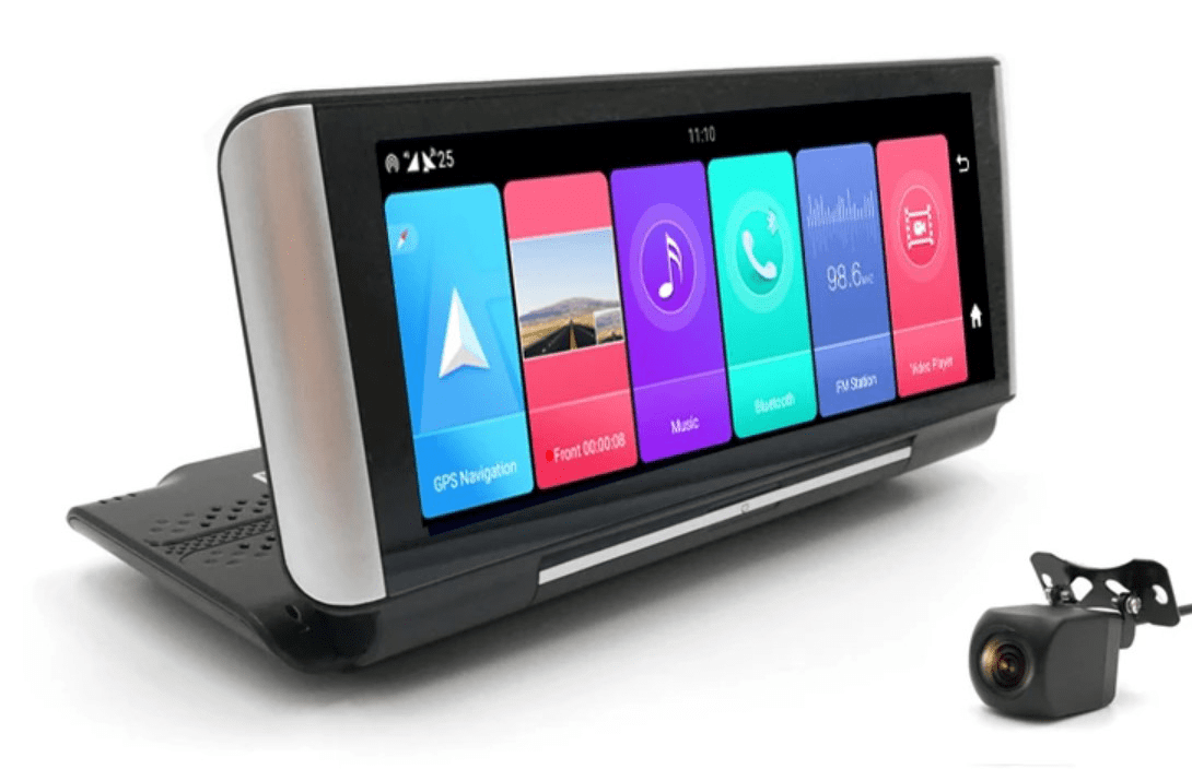 Navigatie AUTONAV GPS Universala Android Tip Stand Cu Camera DVR Incorporata, Camera Marsarier, GPS, WiFi, 2 x USB, Bluetooth, Display 8″ Full-Touch, Procesor Quad-Core 4 * 1.8GHz, Memorie 16GB Stocare + 1GB DDR3 RAM